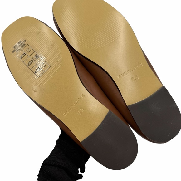 NEW Everlane Rum Brown Leather The Day Mary Jane Flat in Size 6.5 - Picture 13 of 16